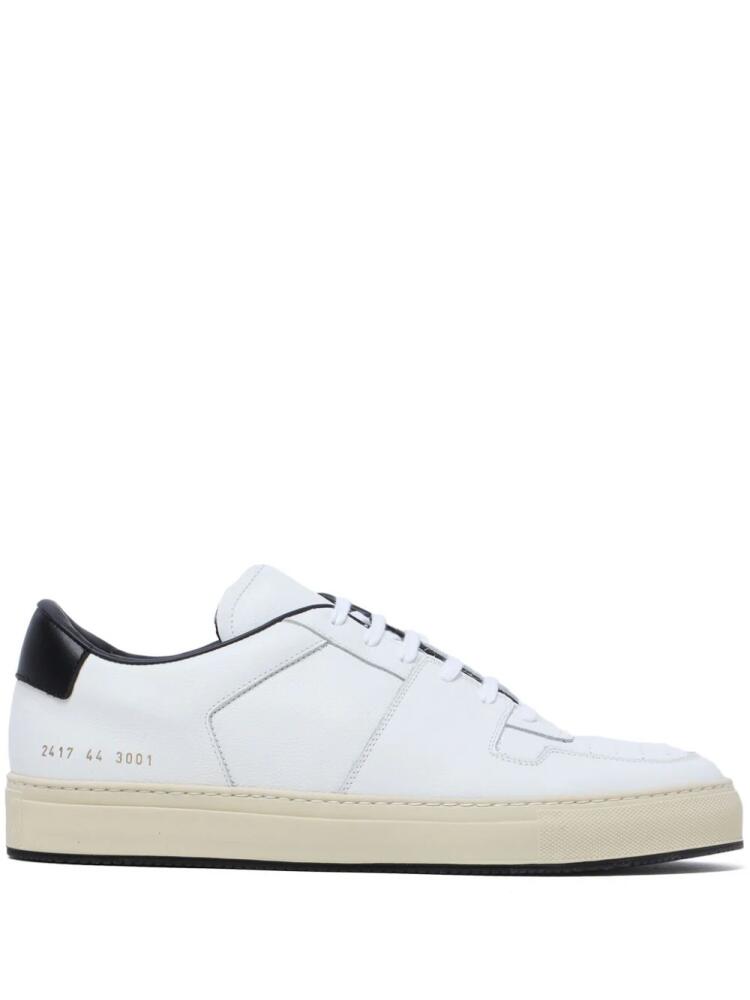 Common Projects Decades leather sneakers - White Cover