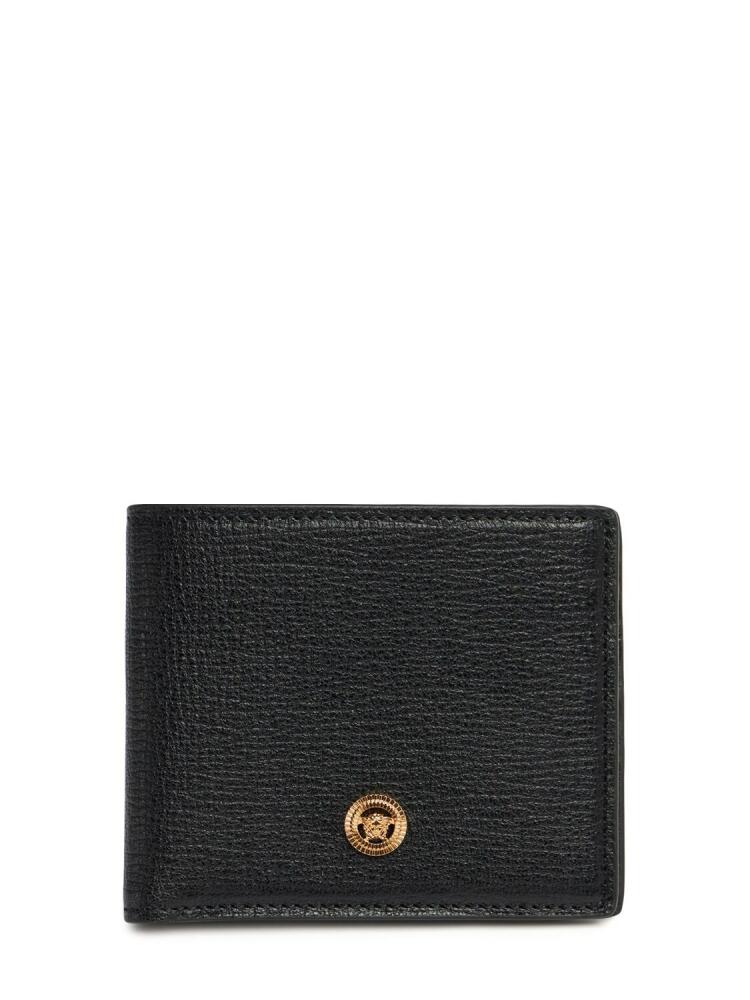 VERSACE Bifold Leather Wallet Cover