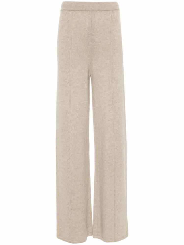 Ermanno Scervino cashmere wide-leg trousers - Brown Cover