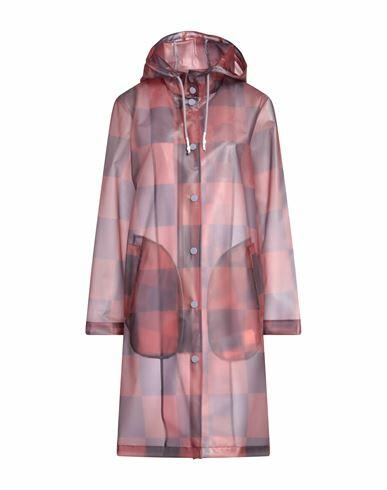 Jakke. Woman Overcoat & Trench Coat Pastel pink Polyurethane Cover