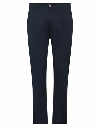 Daniele Alessandrini Homme Man Pants Midnight blue Cotton, Elastane Cover