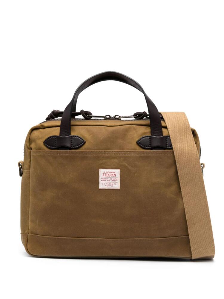 Filson Rugged twill cotton holdall - Brown Cover