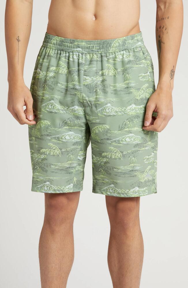 Tommy Bahama Monterey Coast Bay View Swim Trunks in Hedge Green Cover