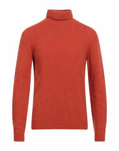 Avignon Man Turtleneck Orange Wool, Polyamide Cover