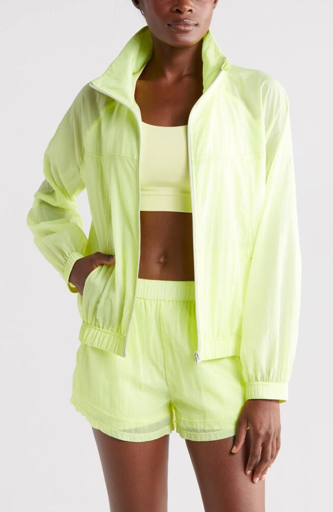 zella Expression Sheer Jacket in Green Finch Cover