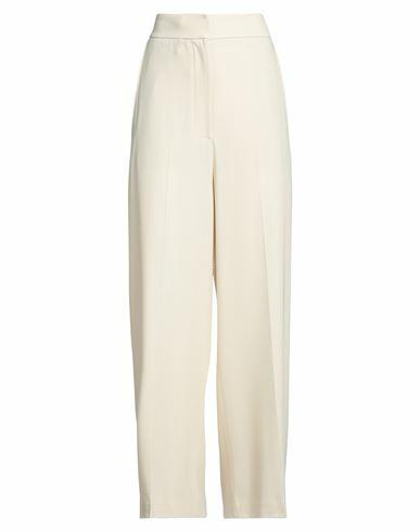 Khaite Woman Pants Beige Virgin Wool, Viscose Cover