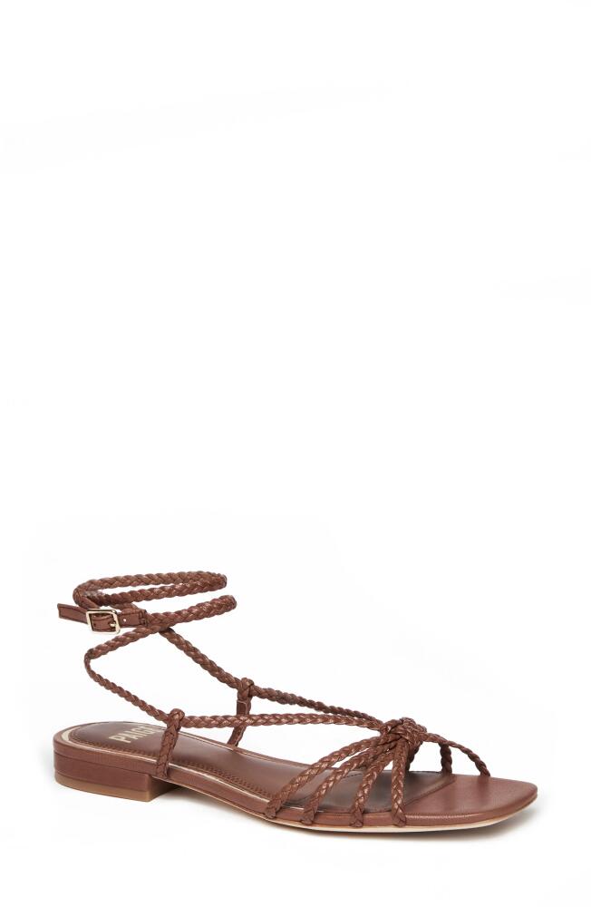 PAIGE Deanna Ankle Strap Sandal in Whisky Cover