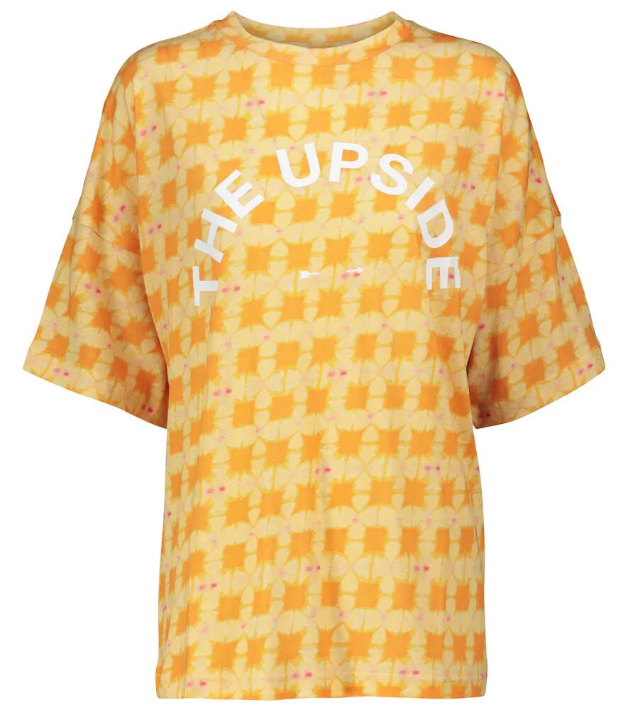 The Upside Carla printed cotton-blend T-shirt Cover