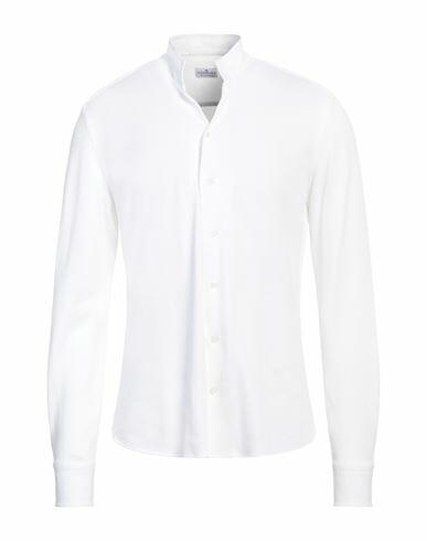 Sonrisa Man Shirt White Cotton, Elastane Cover