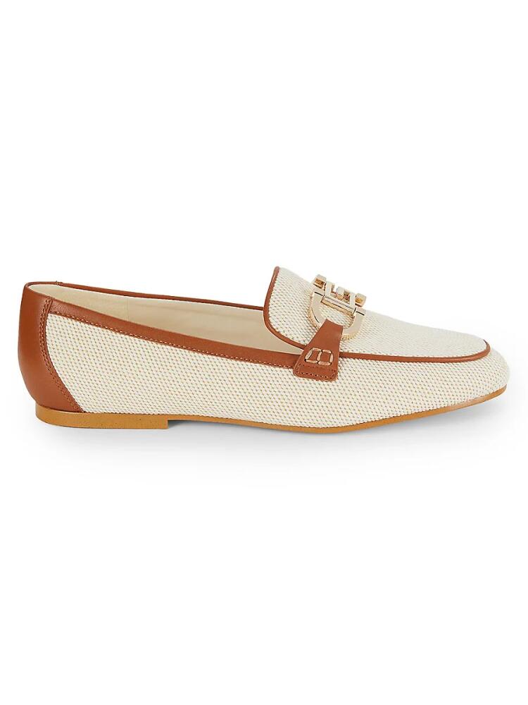 Guess Women's Woven Bit Loafers - Light Natural Cover