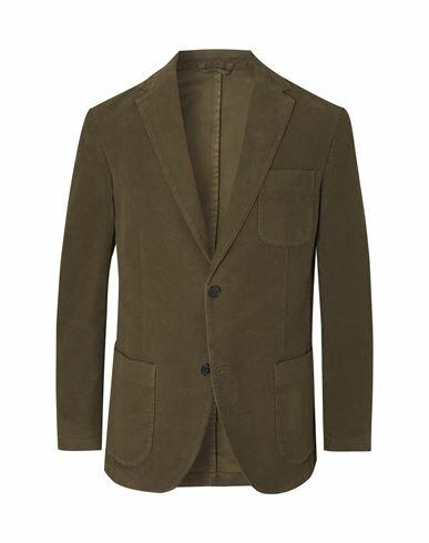 Altea Man Blazer Military green Cotton, Elastane Cover