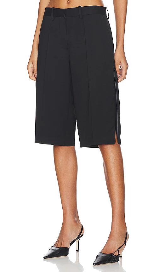 Helmut Lang Flat Front Short in Black Cover