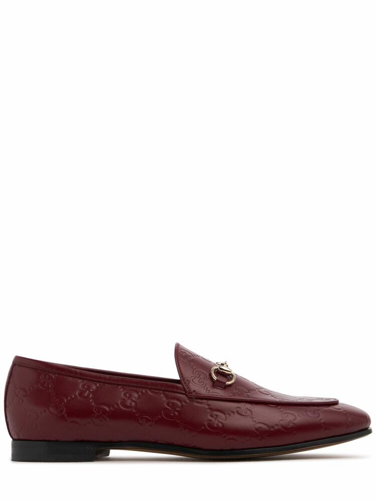 10mm Gucci Jordaan Leather Loafers Cover