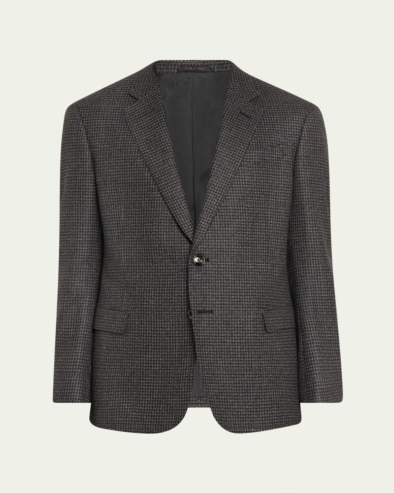 Giorgio Armani Men's Mini-Houndstooth Sport Coat Cover