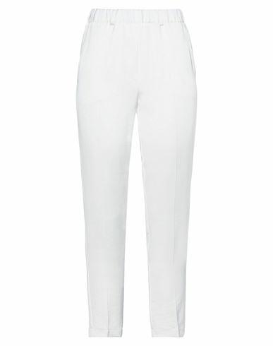 Rue Du Bac Woman Pants White Viscose, Polyester Cover