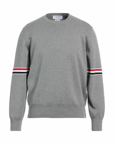 Thom Browne Man Sweater Grey Cotton Cover