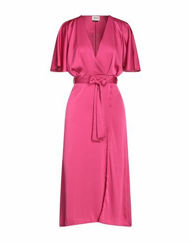 Berna Woman Midi dress Fuchsia Polyester Cover