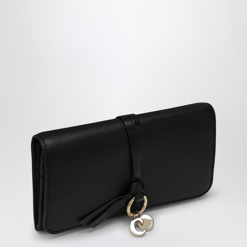 Chloé Alphabet black flap wallet Cover