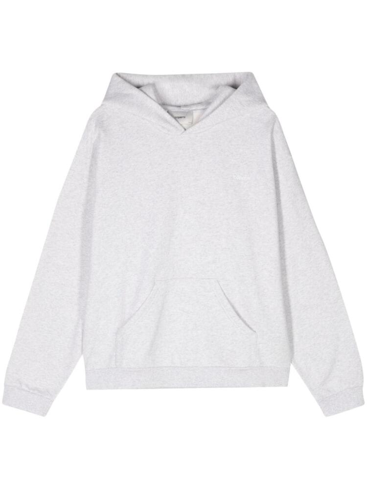 Coperni logo-print drop-shoulder hoodie - Grey Cover