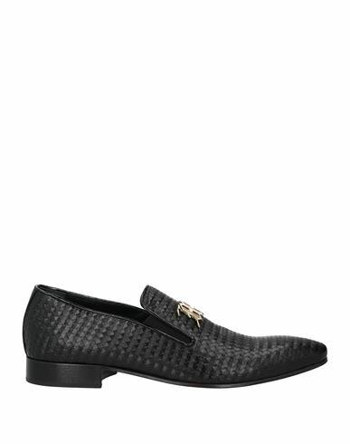 Mich Simon Man Loafers Black Leather Cover