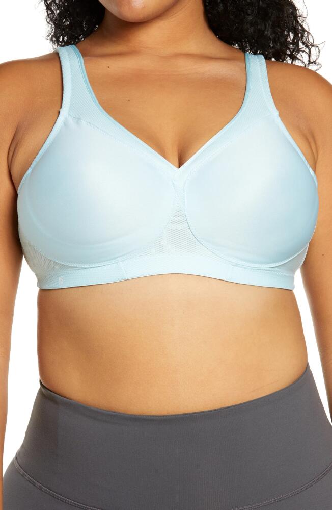 Glamorise MagicLift Seamless Sports Bra in Frosted Aqua Cover