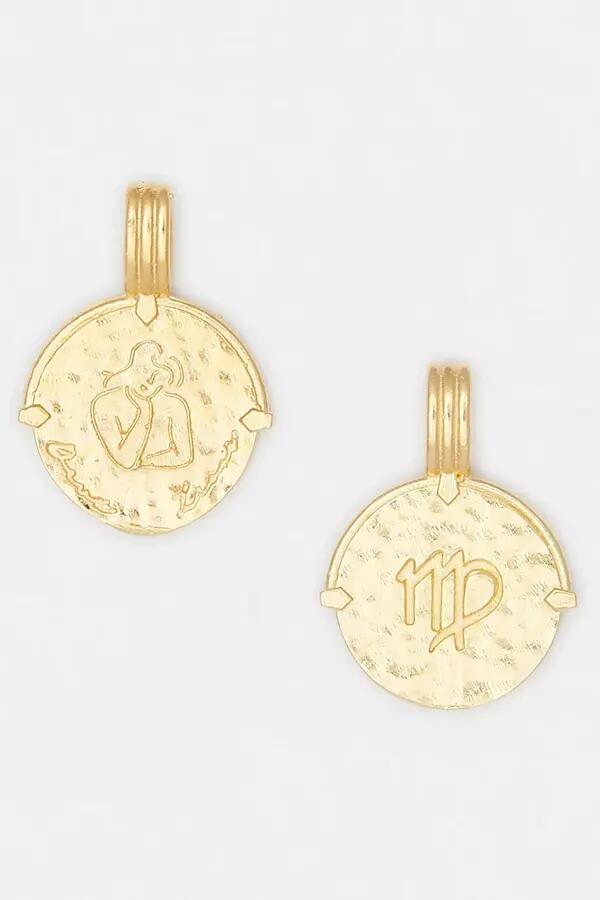 Deux Lions Jewelry Gold Zodiac Necklace Cover