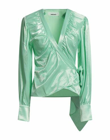 Circus Hotel Woman Shirt Light green Viscose, Polyester Cover