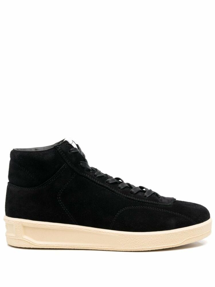 Jil Sander suede high-top sneakers - Black Cover