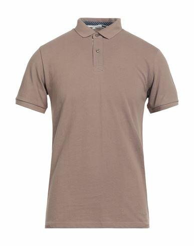 Dooa Man Polo shirt Light brown Cotton Cover