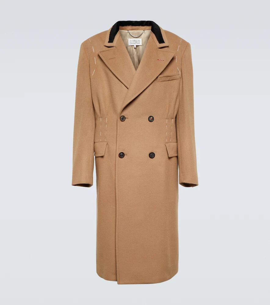 Maison Margiela Wool and camel hair overcoat Cover