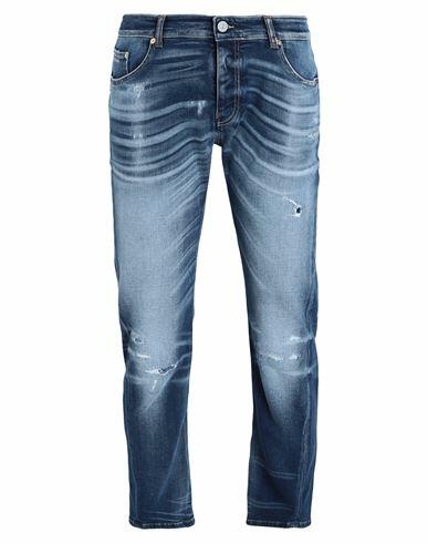 Pmds Premium Mood Denim Superior Man Jeans Blue Cotton, Elastane Cover