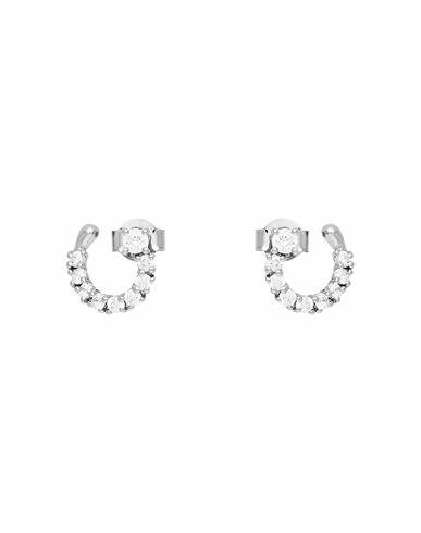 P D Paola Leona Silver Earrings Woman Earrings Silver 925/1000 Silver, Zirconia Cover