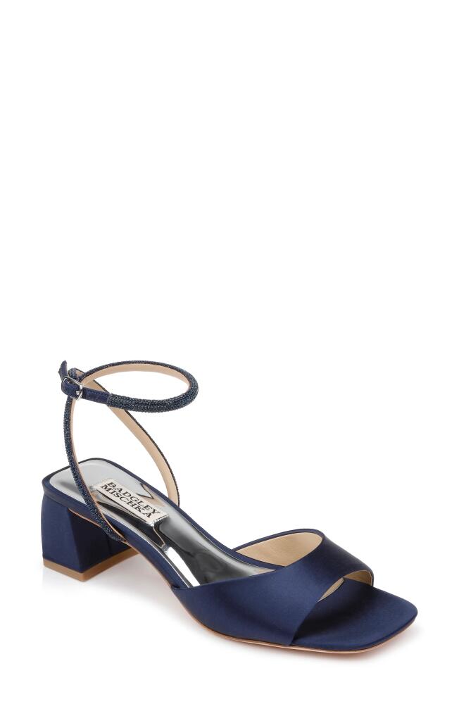 Badgley Mischka Collection Infinity Ankle Strap Sandal in Midnight Cover