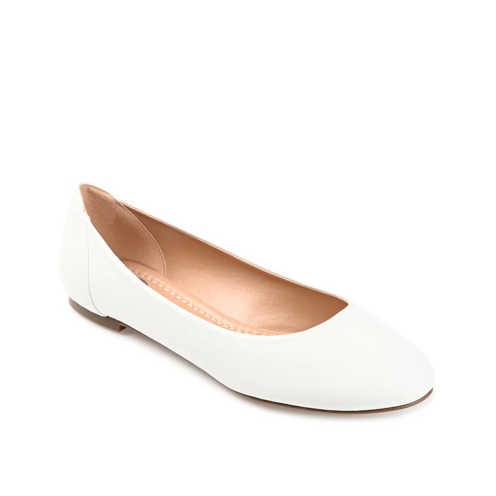 Journee Collection Kavn Ballet Flat | Women's | White Cover