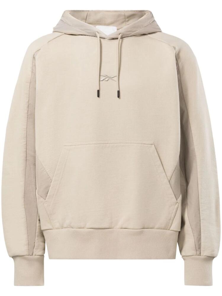 Reebok LTD woven blocked hoodie - Neutrals Cover