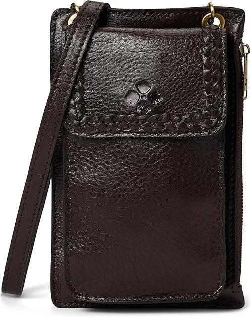 Patricia Nash Chiavella w/ Braid (Chocolate) Cross Body Handbags Cover