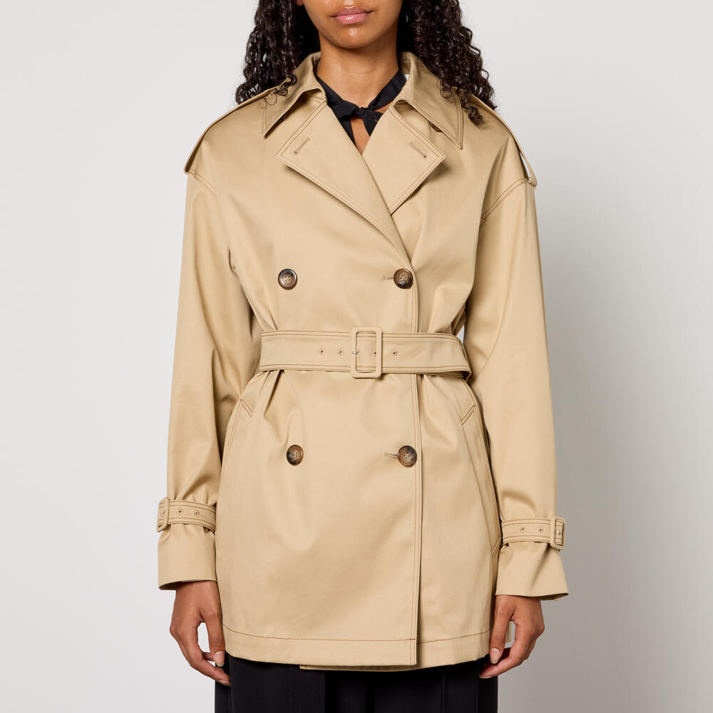 Max Mara Studio Ottavo Gabardine Trench Coat Cover