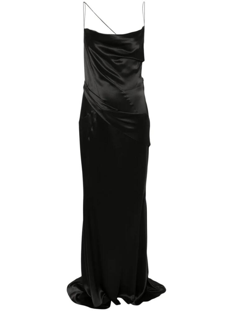 Givenchy crystal-embellished draped maxi dress - Black Cover