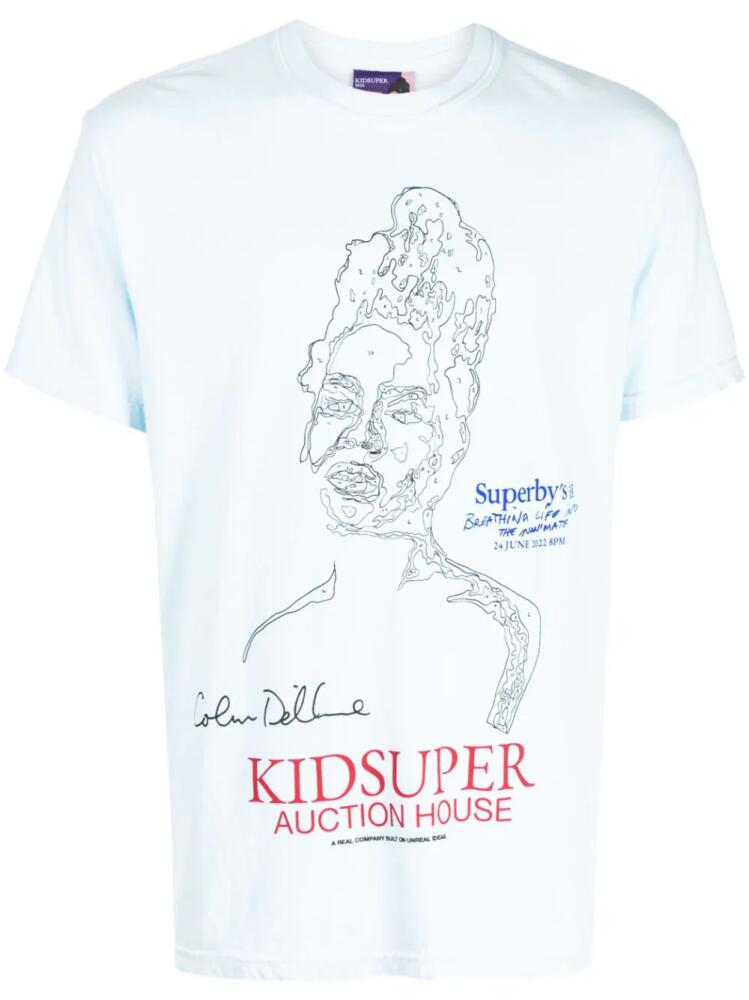 KidSuper Paint By Number cotton T-shirt - Blue Cover