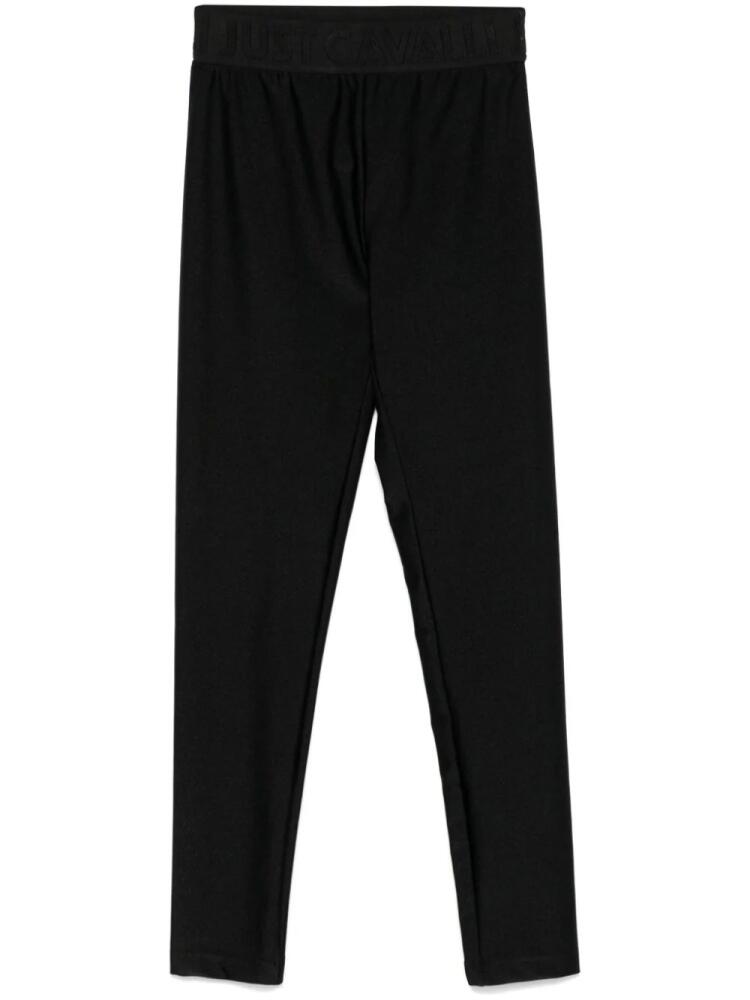 Just Cavalli logo-waistband leggings - Black Cover