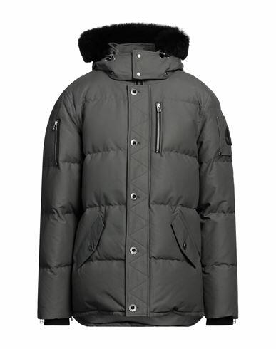 Moose Knuckles Man Puffer Military green Cotton, Nylon Cover