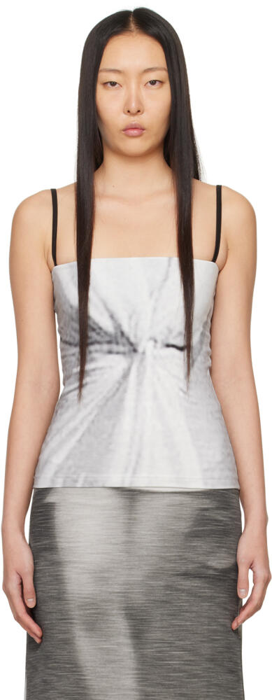 ELLISS Gray Twist Tank Top Cover