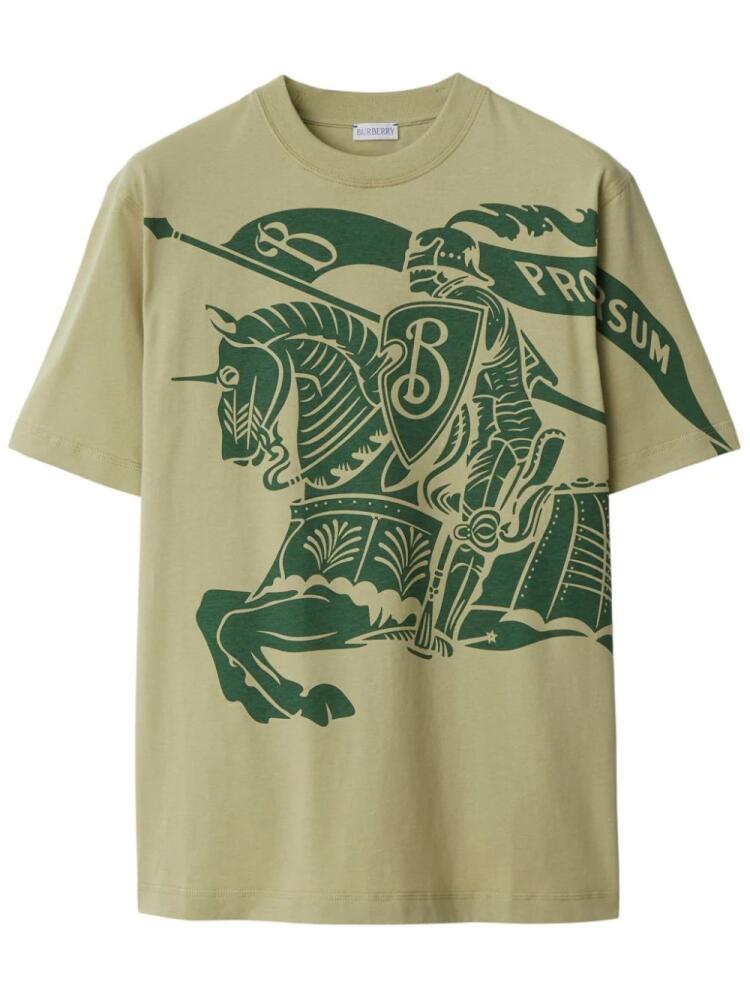 Burberry EKD crew-neck cotton T-shirt - Green Cover