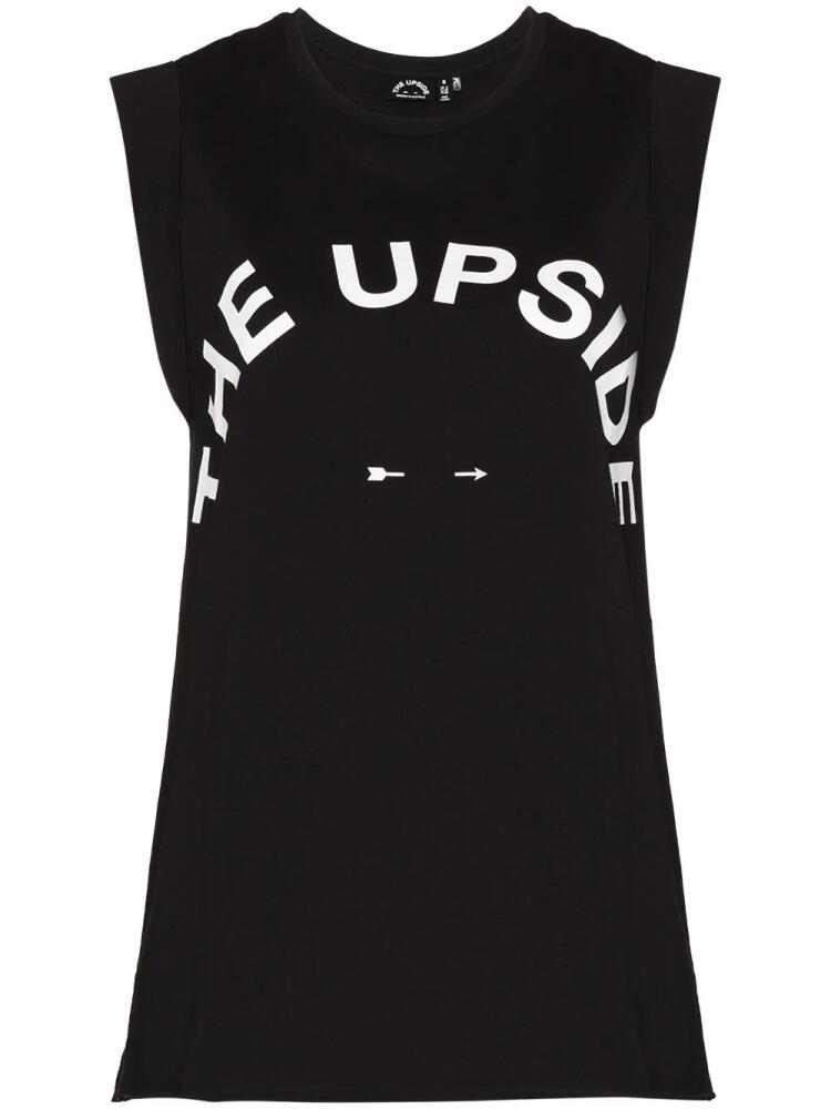 The Upside logo-print tank top - Black Cover