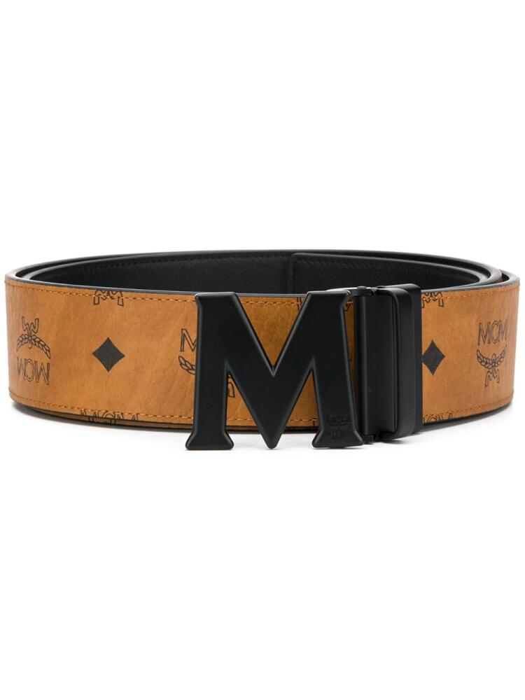 MCM Claus M matte reversible belt - Brown Cover