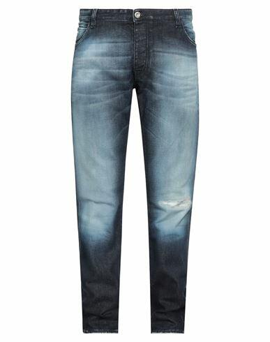 Emporio Armani Man Jeans Blue Cotton, Elastane Cover