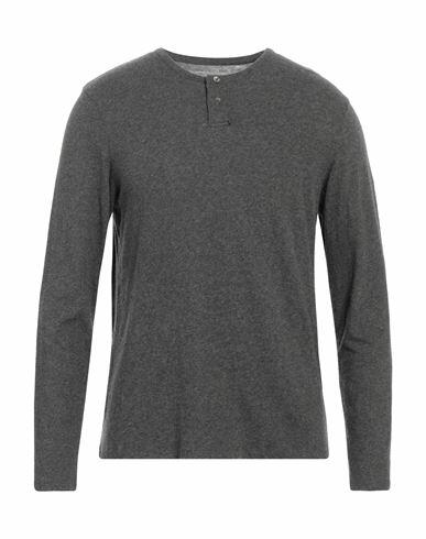 Majestic Filatures Man Sweater Steel grey Cotton, Cashmere Cover