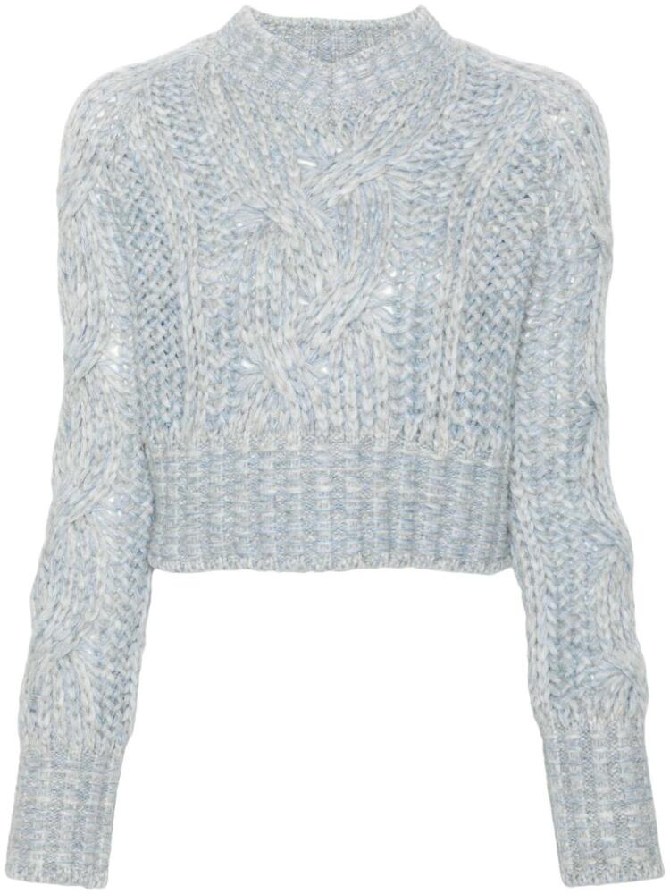 Ermanno Scervino cable-knit sweater - Grey Cover