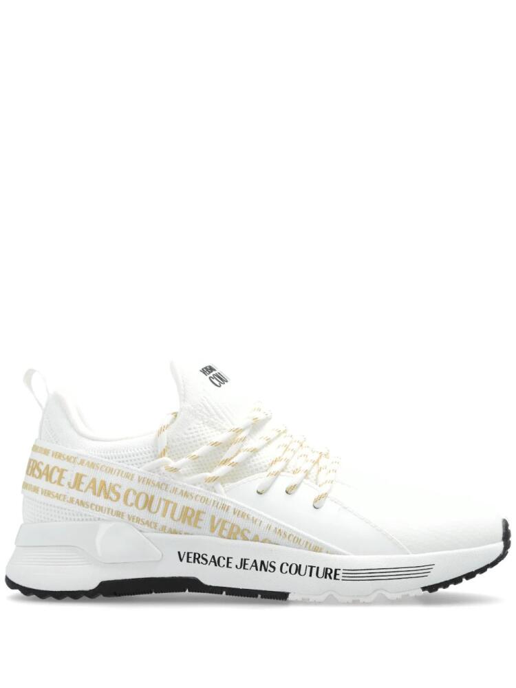 Versace Jeans Couture Dynamic logo-strap sneakers - White Cover