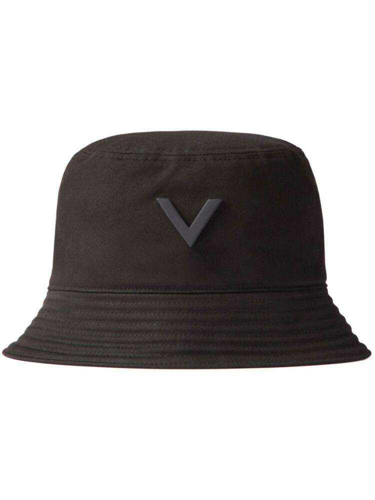 Valentino Garavani V-logo cotton bucket hat - Black Cover